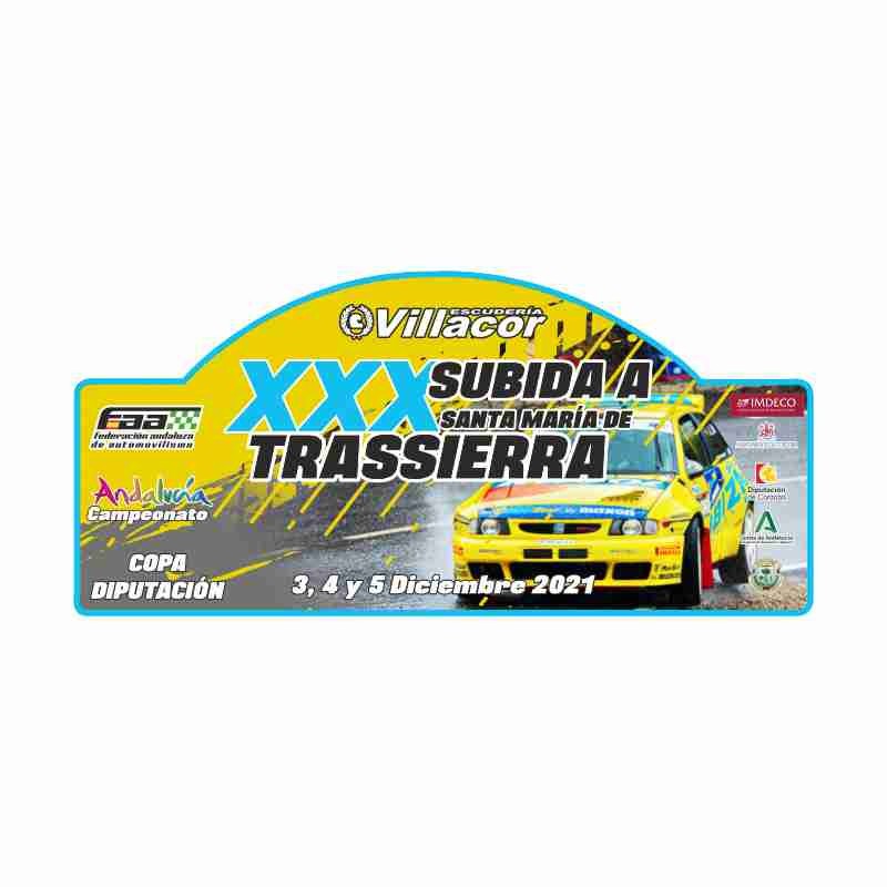 Placa XXX Subida a Trassierra pequeña