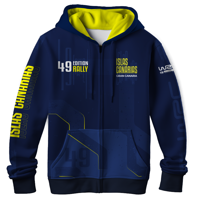 Sudadera 49º Rally Islas Canarias FULL PRINT "azul"