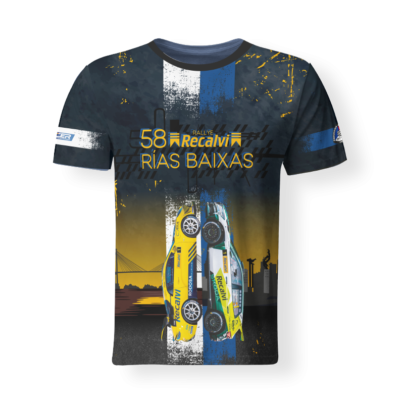 Camiseta 58º Rallye Rías Baixas  FULL PRINT