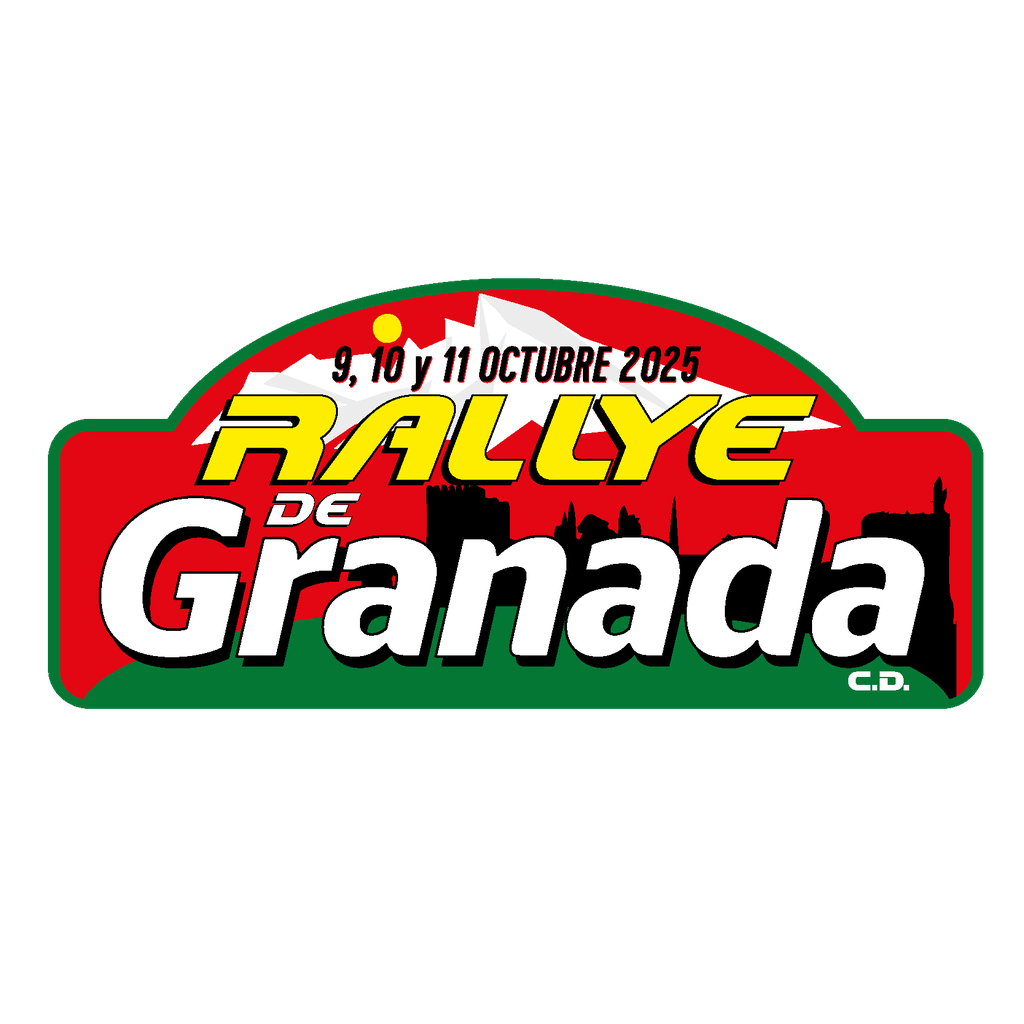 Placa adhesivo XI Rallye Ciudad de Granada