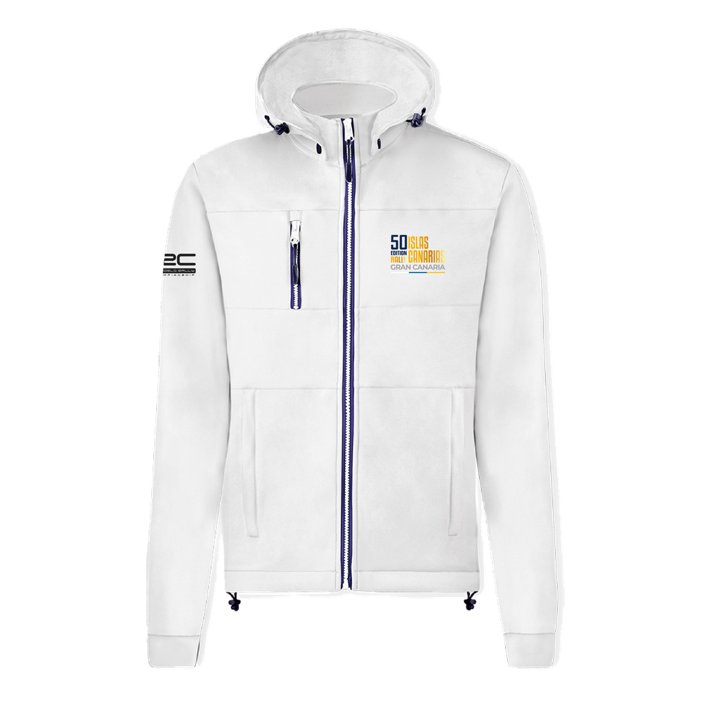 Chaqueta Softshell 50º Rally  Islas Canarias "Blanca"