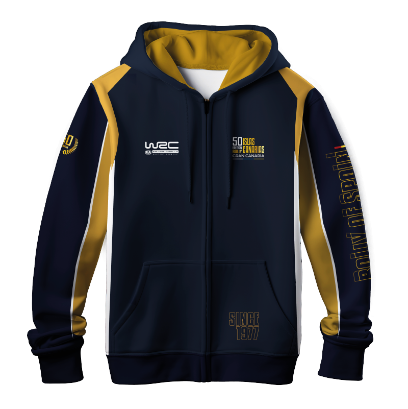 Sudadera 50º Rally Islas Canarias FULL PRINT "azul"