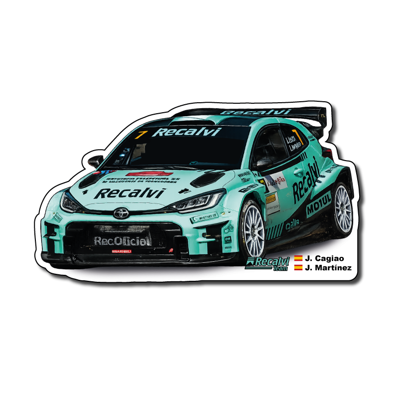 Adhesivo Jorge Cagiao Toyota