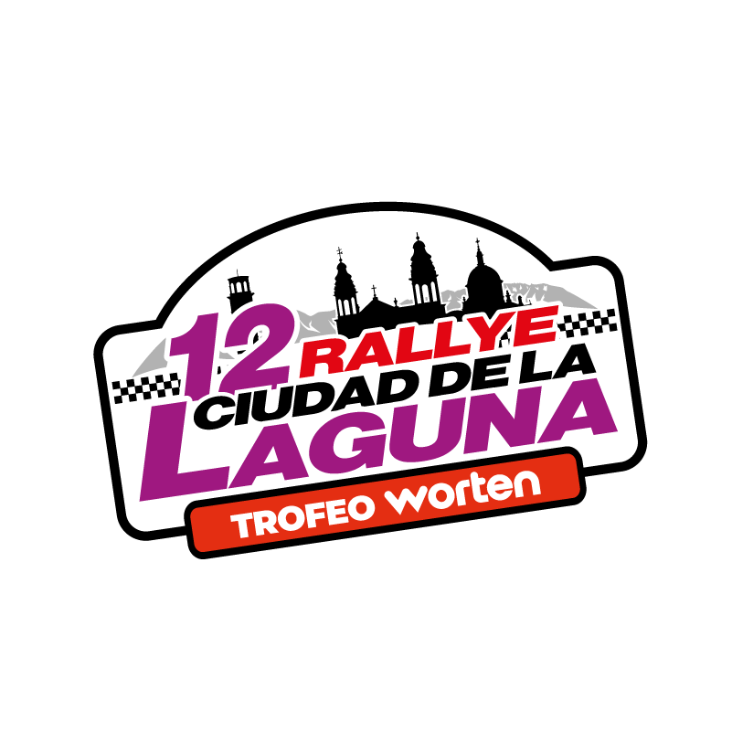 Placa adhesivo 12º Rallye Ciudad de La Laguna